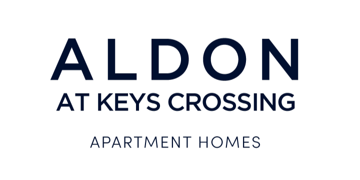 A sign for Aldon at Keys Crossing Apartment Homes.
