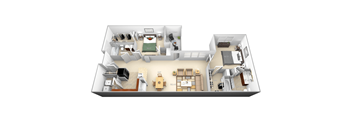 2-bedroom-2-bath-furnished at The Villagio Apartments, Fayetteville, 28303