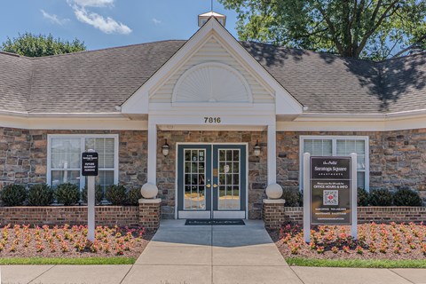 The front of a building with the number 7816 on it.