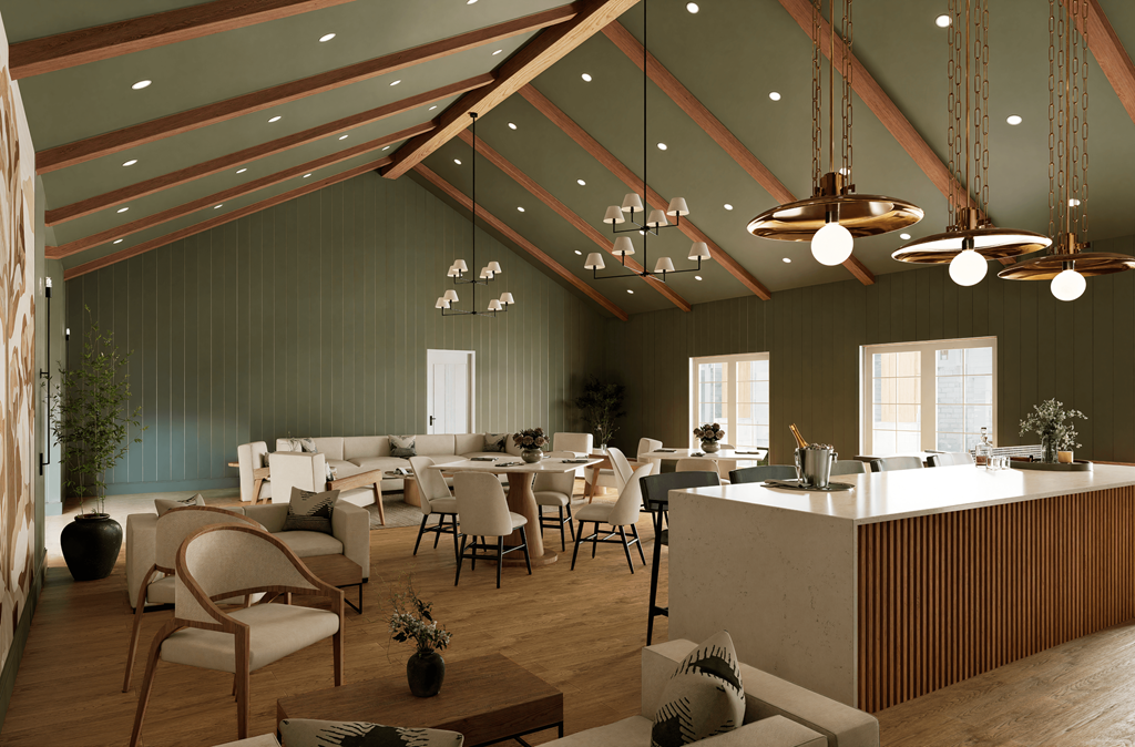 Clubhouse Interior at The Landings at Hard Scrabble, Columbia South Carolina