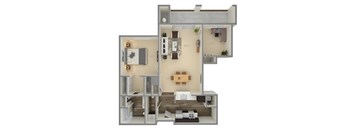 The Derby floorplan1 at The Marque, Gainesville, Virginia