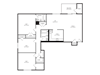Willowcroft Tuscarora Creek 3 bedroom 2 bath floor plan apartment in Leesburg VA