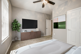 Bedroom of the Maple floor plan at Woodland Park Apartments in Herndon VA - Photo Gallery 4