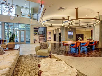 Posh Lounge Area In Clubhouse Posh Lounge Area In Clubhouse at Centro Arlington, Arlington - Photo Gallery 6