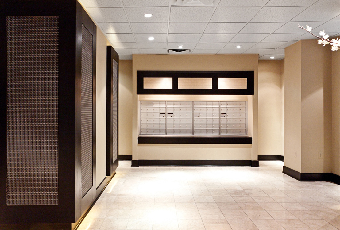 View of the Mailboxes In Lobby at Columbia Uptown, Washington, 20009