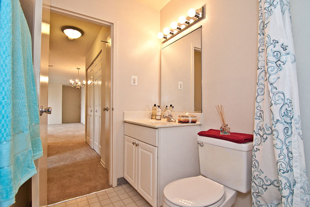 Luxurious Bathroom at Dulles Glen, Virginia