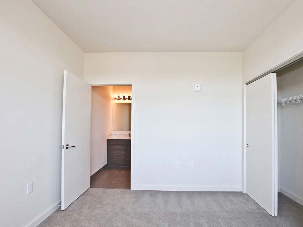Bedroom Interior at Fahrenheit Apartments, Washington