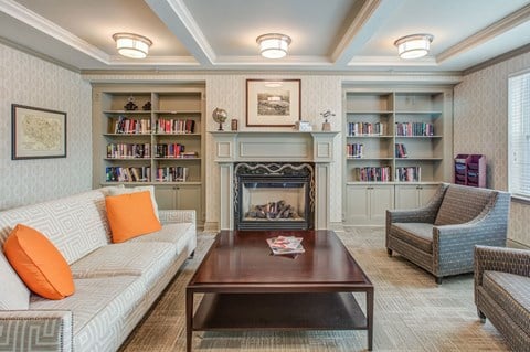 Library Room at The Marque Apartments, Gainesville, VA, 20155