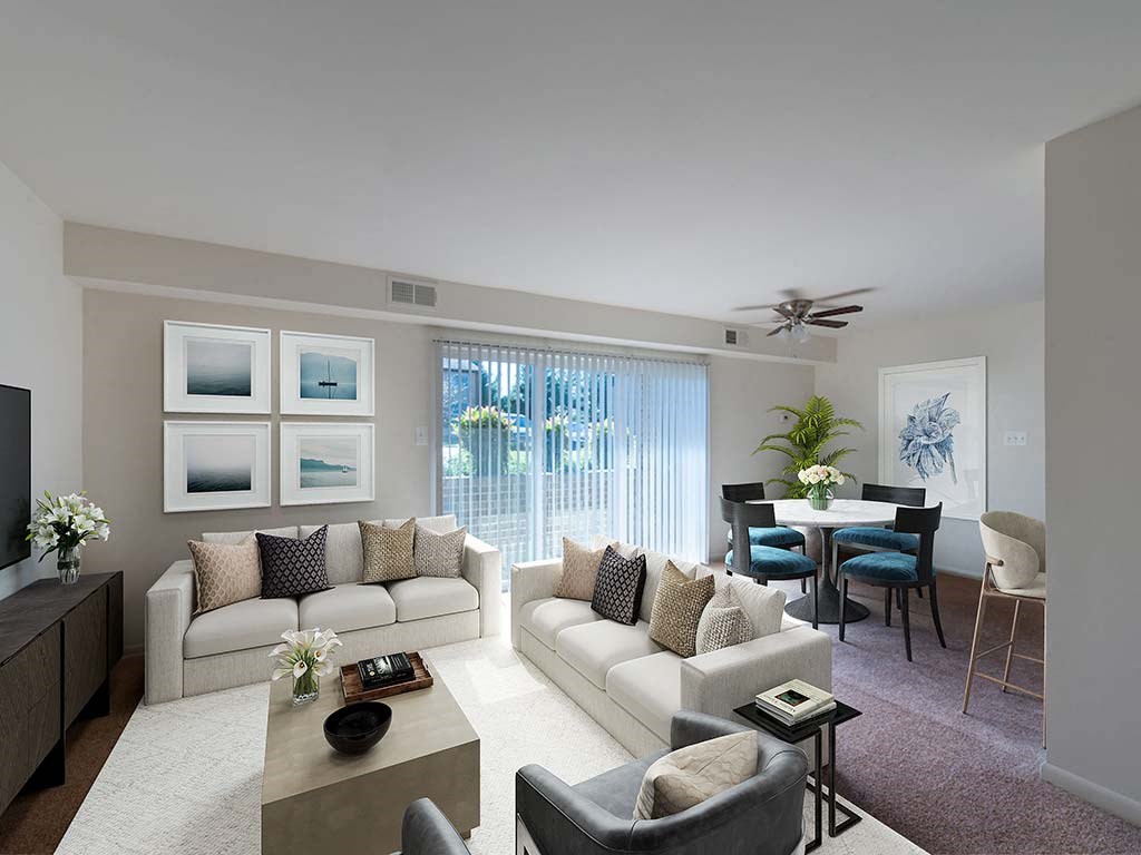 Living Room With Dining Area at Middletown Valley, Middletown, MD