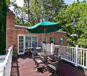 View from large patio area at Park Georgetown at Park Georgetown, Arlington, 22209