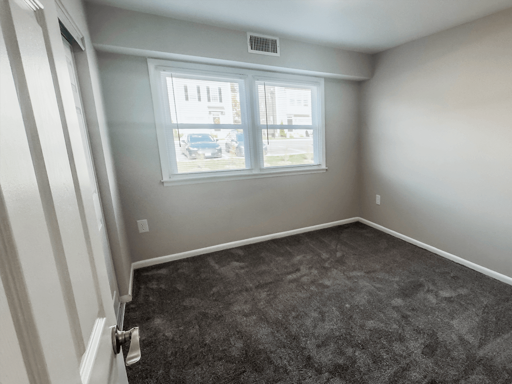 a room with a large window and a carpeted floor at Middletown Valley, Maryland, 21769