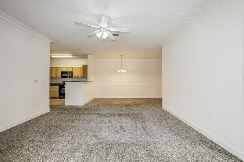 living room flooring at Stone Gate Apartments, North Carolina