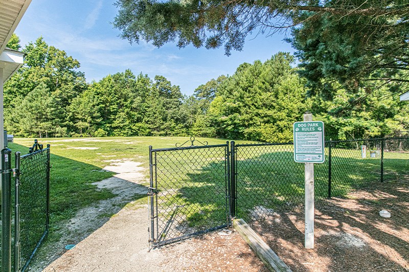 dog park at Village on the Lake Apartments, Spring Lake, NC