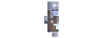1 Bedroom Floor Plan A2