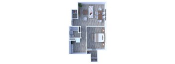 1 Bedroom Floor Plan A4