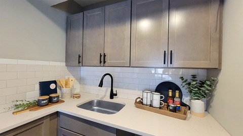 kitchen, countertop, granite