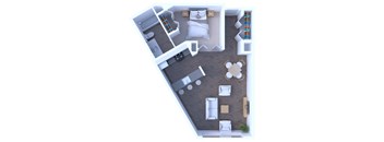 Studio Floor Plan S1R