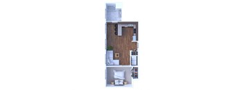 1 Bedroom Floor Plan A1