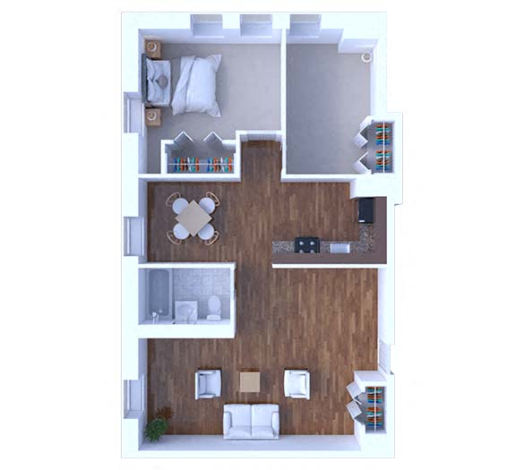 2 Bedroom Floor Plan B2