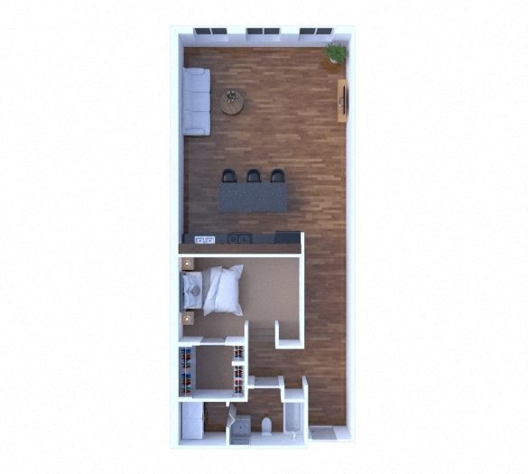 1 Bedroom Floor Plan A5