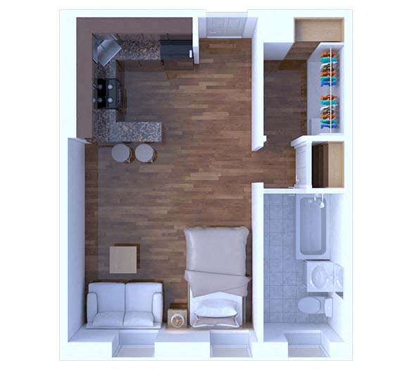 Studio Floor Plan S3