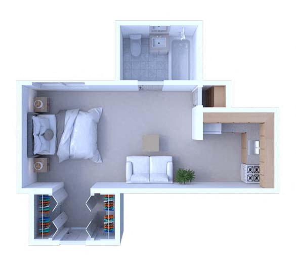 Studio Floor Plan S2