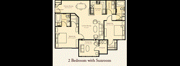 2 Bedroom Sunroom - The Estates at Legends