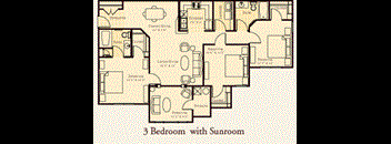 3 Bedroom Sunroom - The Estates at Legends