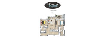 B-5 - 2 Bedroom / 2 Bath - Estates III