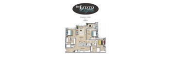 C-1 - 3 Bedroom / 2 Bath - Estates III
