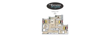 C-2 - 3 Bedroom / 2 Bath - Estates III