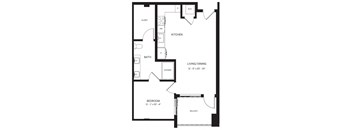 A1_1Bed 1Bath Apartment at AVE Phoenix Sky, Arizona