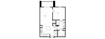 A1 Floor Plan at AVE Las Colinas