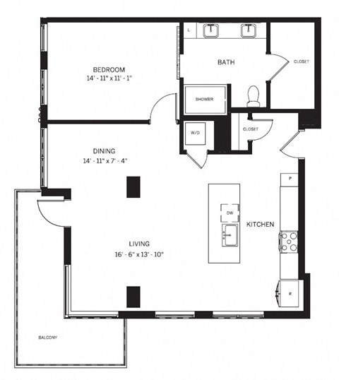A10_1Bed 1Bath Apartment at AVE Phoenix Sky, Phoenix, AZ
