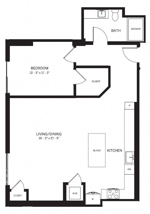 A11_1Bed 1Bath Apartment at AVE Phoenix Sky, Phoenix, 85003