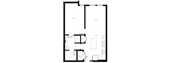 A11-781 SF Floor Plan at AVE Phoenix Terra, Phoenix, 85003
