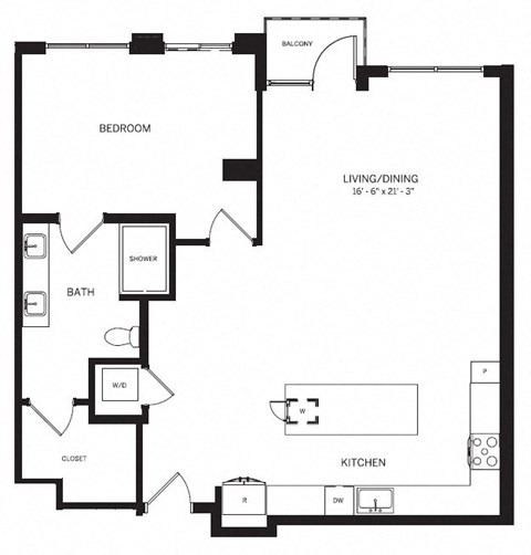 A12_1Bed 1Bath Apartment at AVE Phoenix Sky, Phoenix, AZ, Arizona