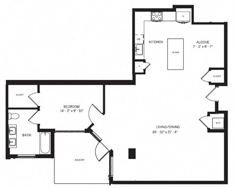 A14_1Bed 1Bath Apartment at AVE Phoenix Sky, Phoenix, Arizona