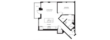 A2_1Bed 1Bath Apartment at AVE Phoenix Sky, Phoenix, AZ, 85003