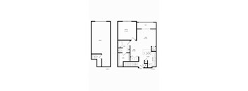 A2G Floor Plan at AVE Las Colinas, Irving, TX