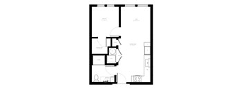 A3-517 SF Floor Plan at AVE Phoenix Terra, Arizona, 85003