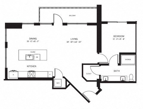 A8_1Bed 1Bath Apartment at AVE Phoenix Sky, Arizona