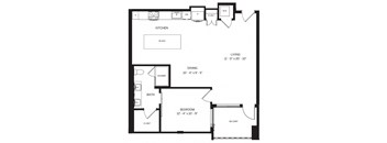 A9_1Bed 1Bath Apartment at AVE Phoenix Sky, Phoenix, AZ, 85003