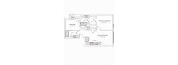 B01 W Floor Plan at AVE Tampa Riverwalk, Tampa, FL, 33602