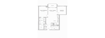 B04W Floor Plan at AVE Tampa Riverwalk, Florida, 33602