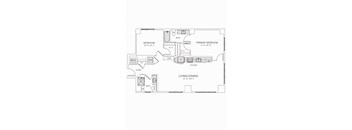B10 C Floor Plan at AVE Tampa Riverwalk, Tampa