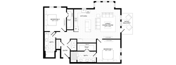 B15 Floor Plan at AVE Paradise Valley, Phoenix Arizona