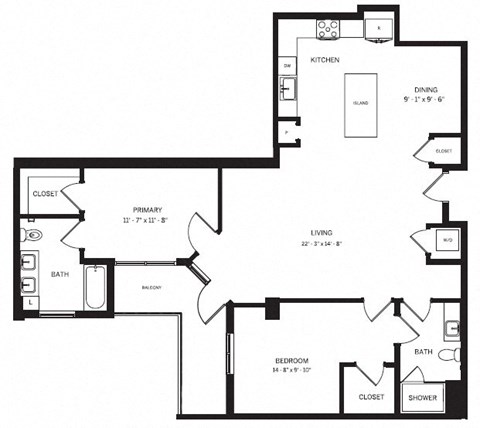 B2_2Bed 2Bath Apartment at AVE Phoenix Sky, Arizona