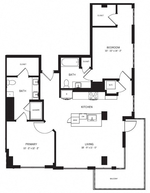 B3_2Bed 2Bath Apartment at AVE Phoenix Sky, Phoenix, AZ, 85003