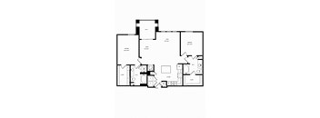 B3 Floor Plan at AVE Las Colinas, Irving, Texas